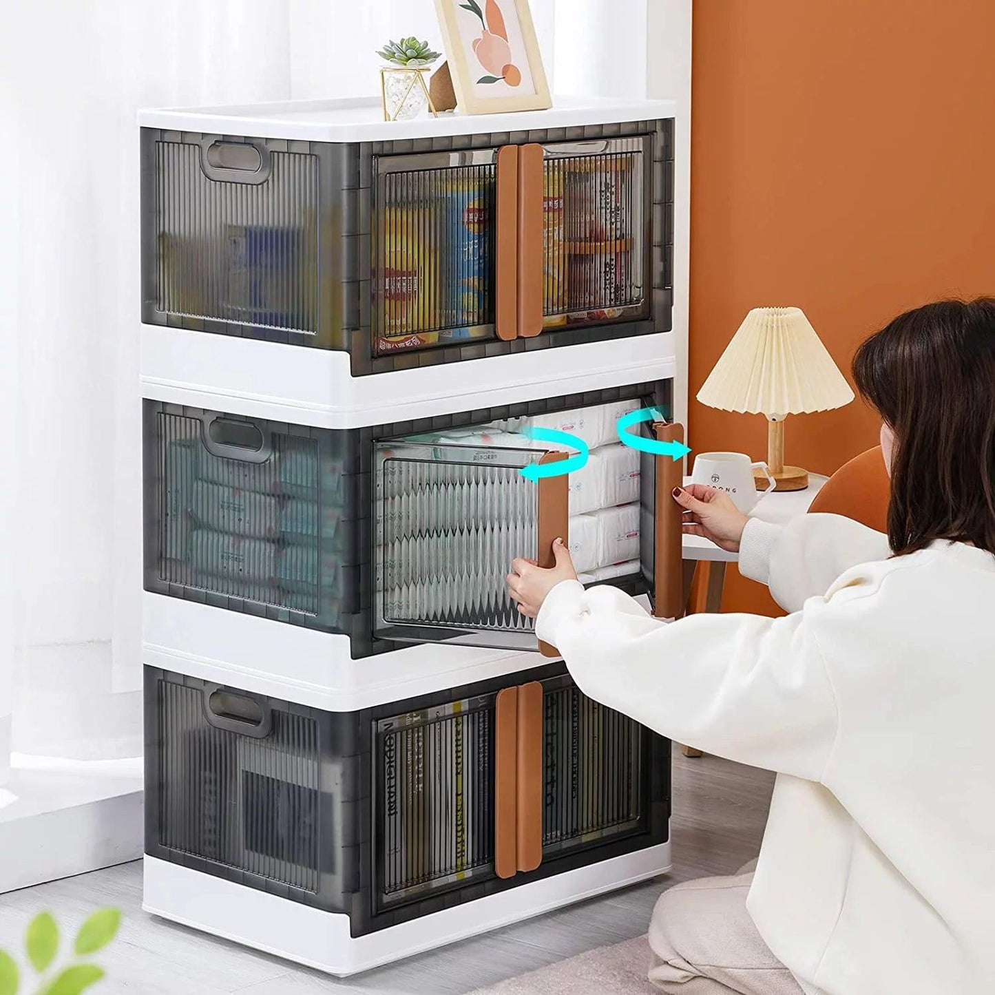 Collapsible Storage Bins with Lids - District Goods