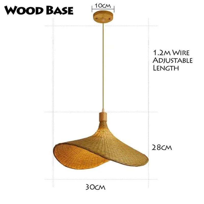 Handmade Bamboo Lustre Chandelier Pendant Light - District Goods