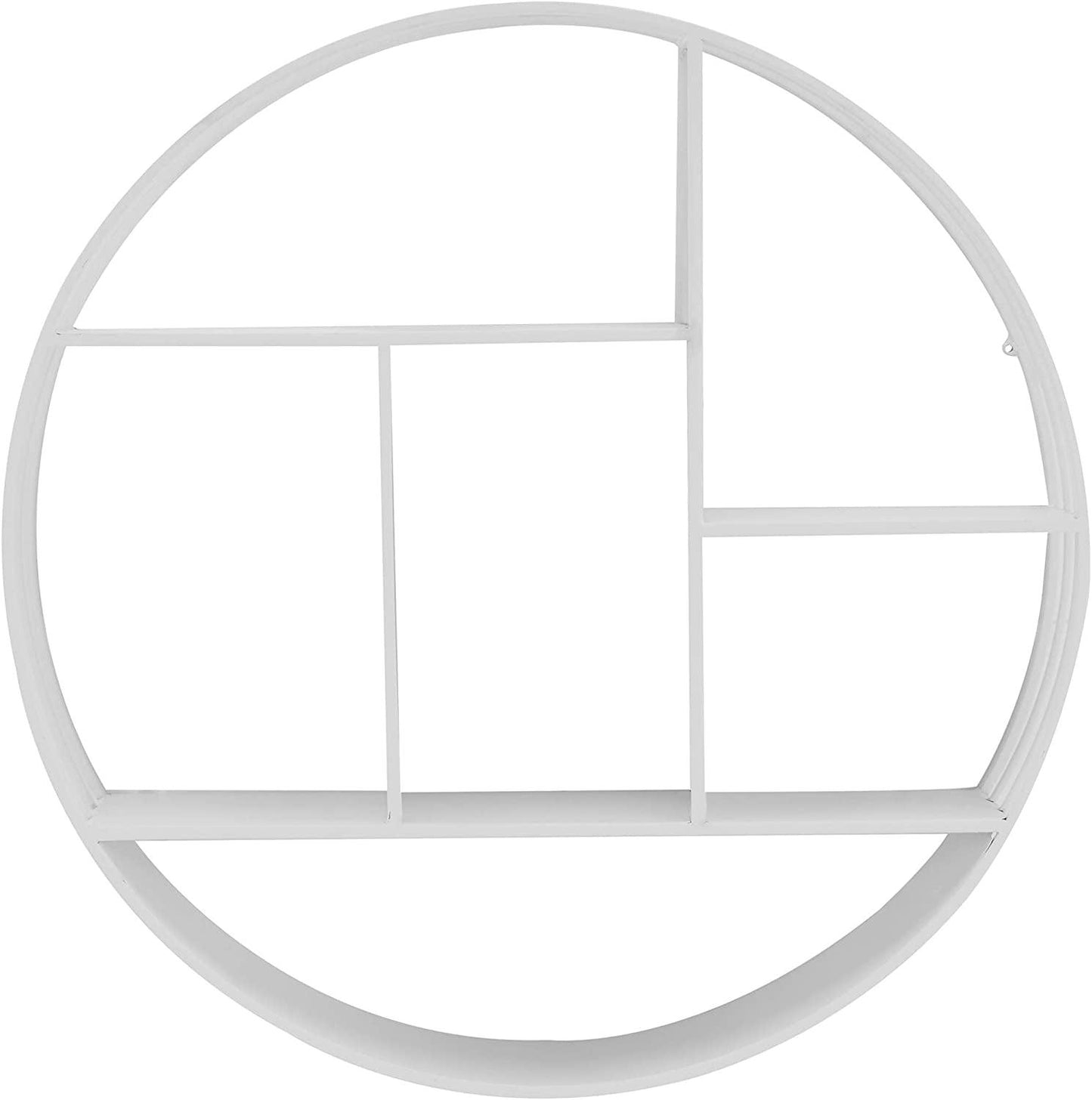 Round 3 Tier White Brody Wall Shelf - District Goods