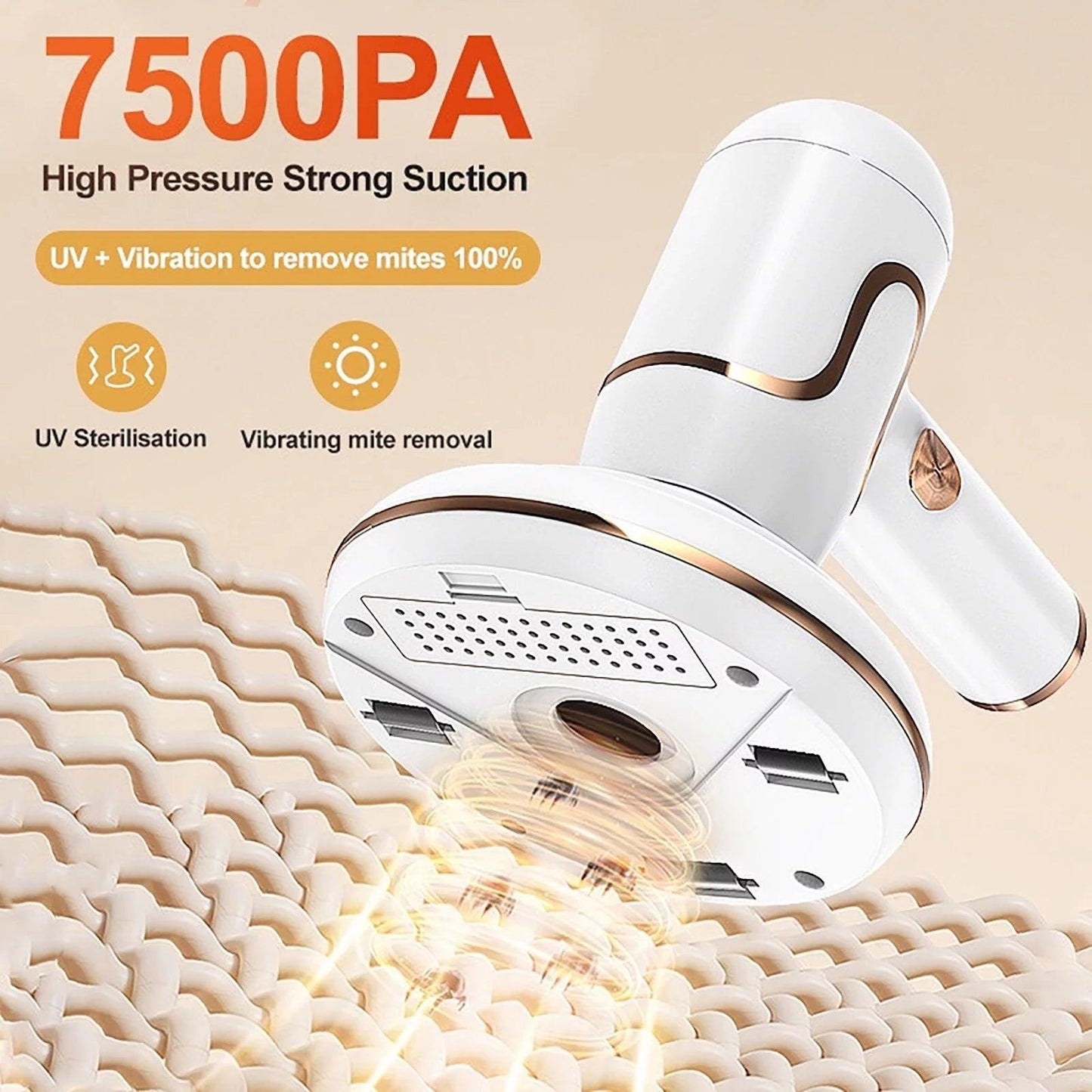 Handheld Cordless UV Mattress Vacuum Cleaner f - District Goods