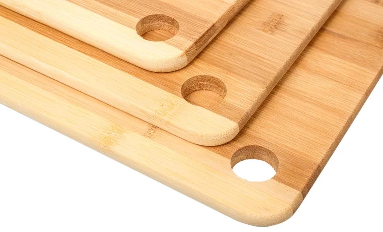 Lexi Home 3-Piece Bamboo Cutting Boards Set - District Goods