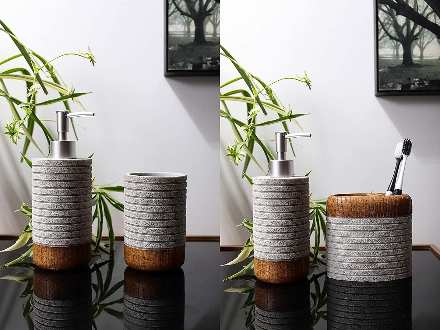 Farmhouse Bathroom Accessories Set - District Goods