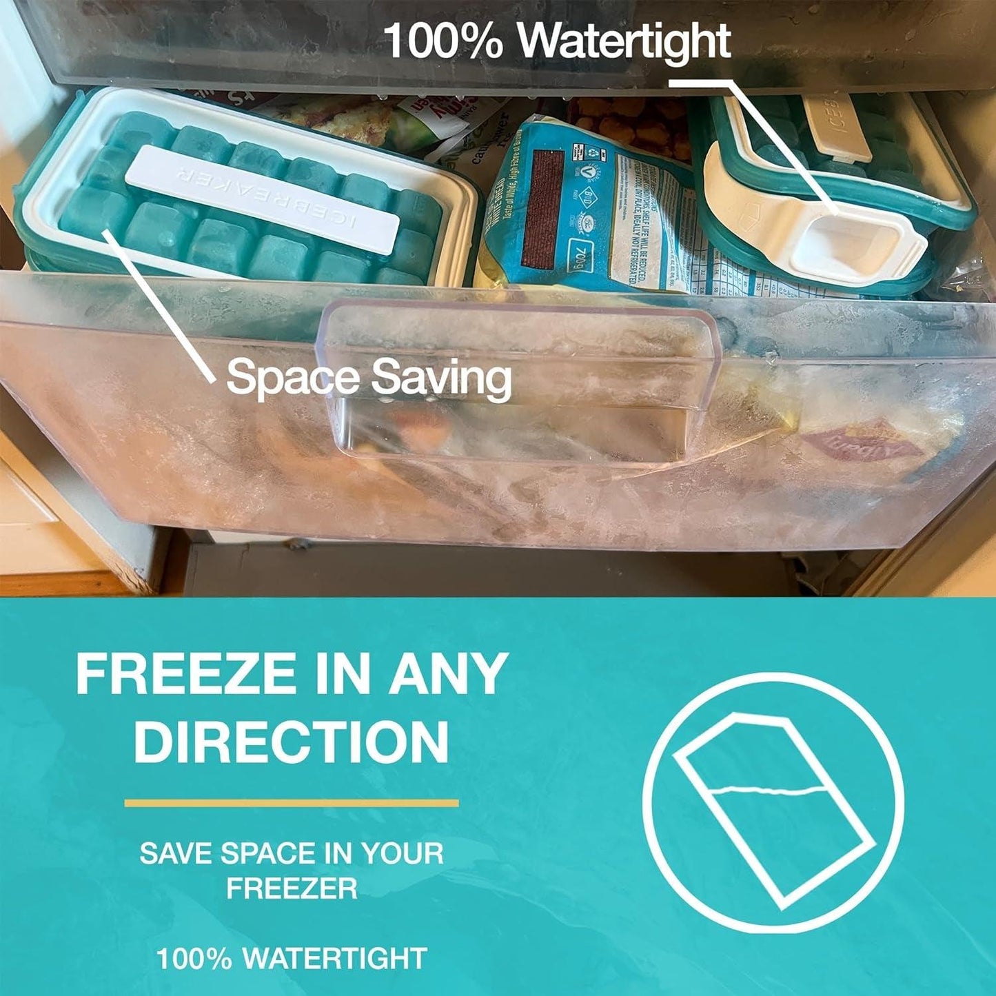 Sanitary Silicone Ice Cube Tray - District Goods