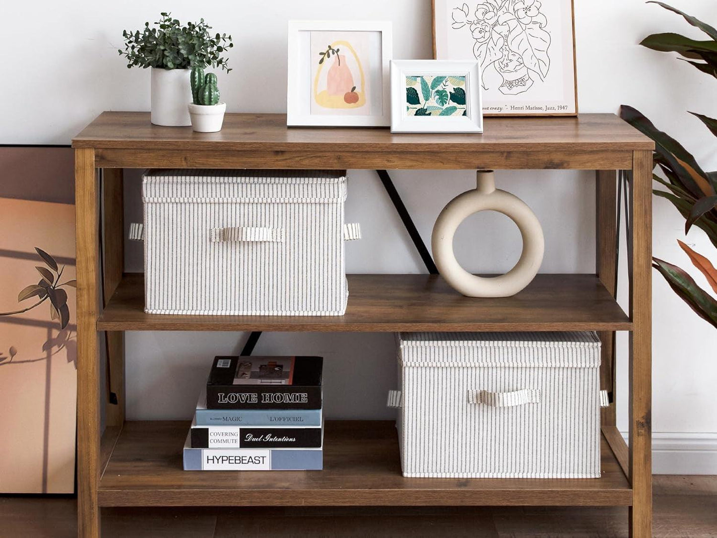 Large Decorative Storage Boxes with Lid and Handles - District Goods