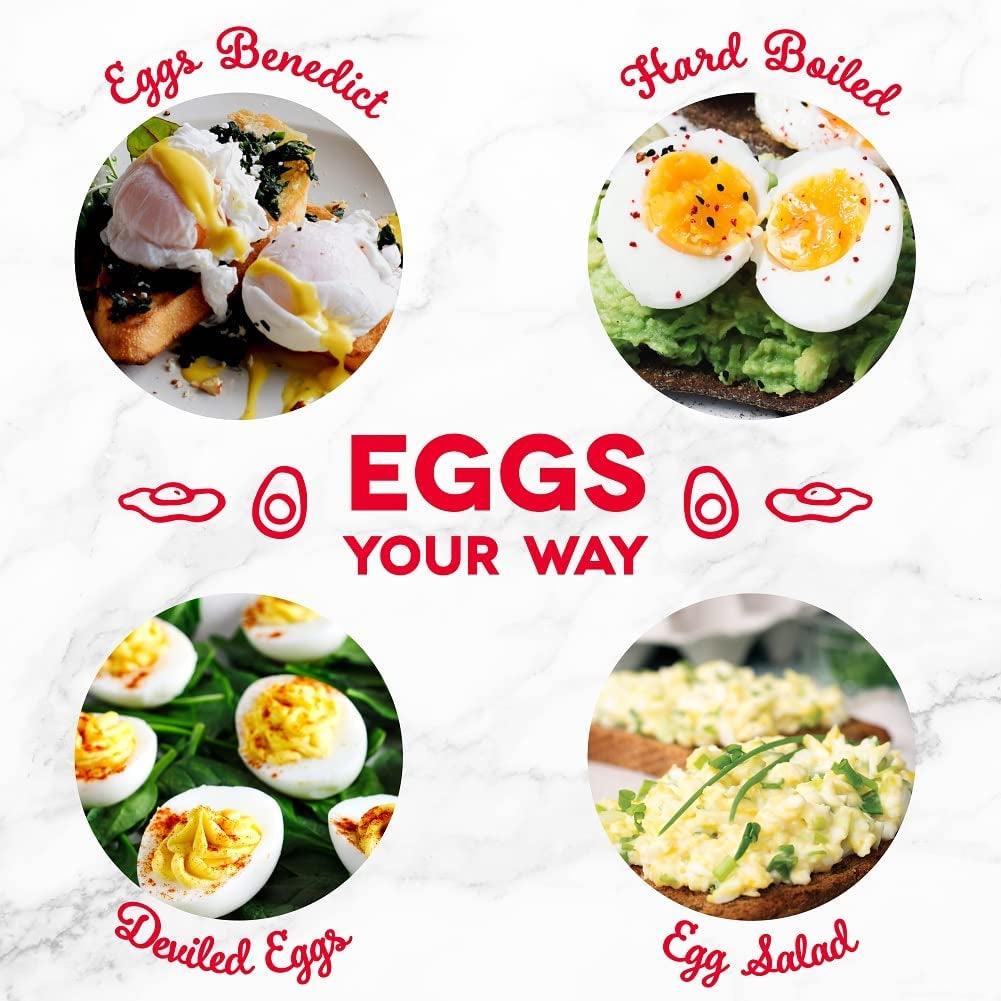 Professional Egg Cooker with 12 Capacity and Auto Shut Off Feature - District Goods