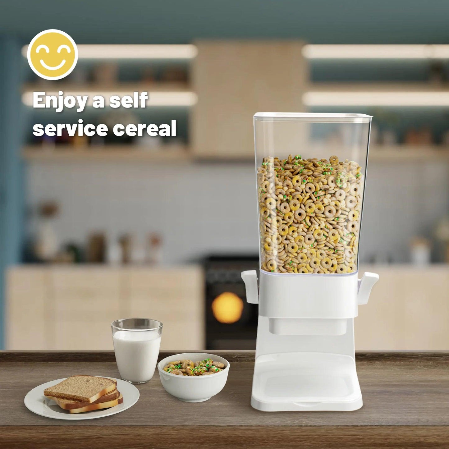 Cereal Dispenser Countertop with 5L Storage Capacity - District Goods