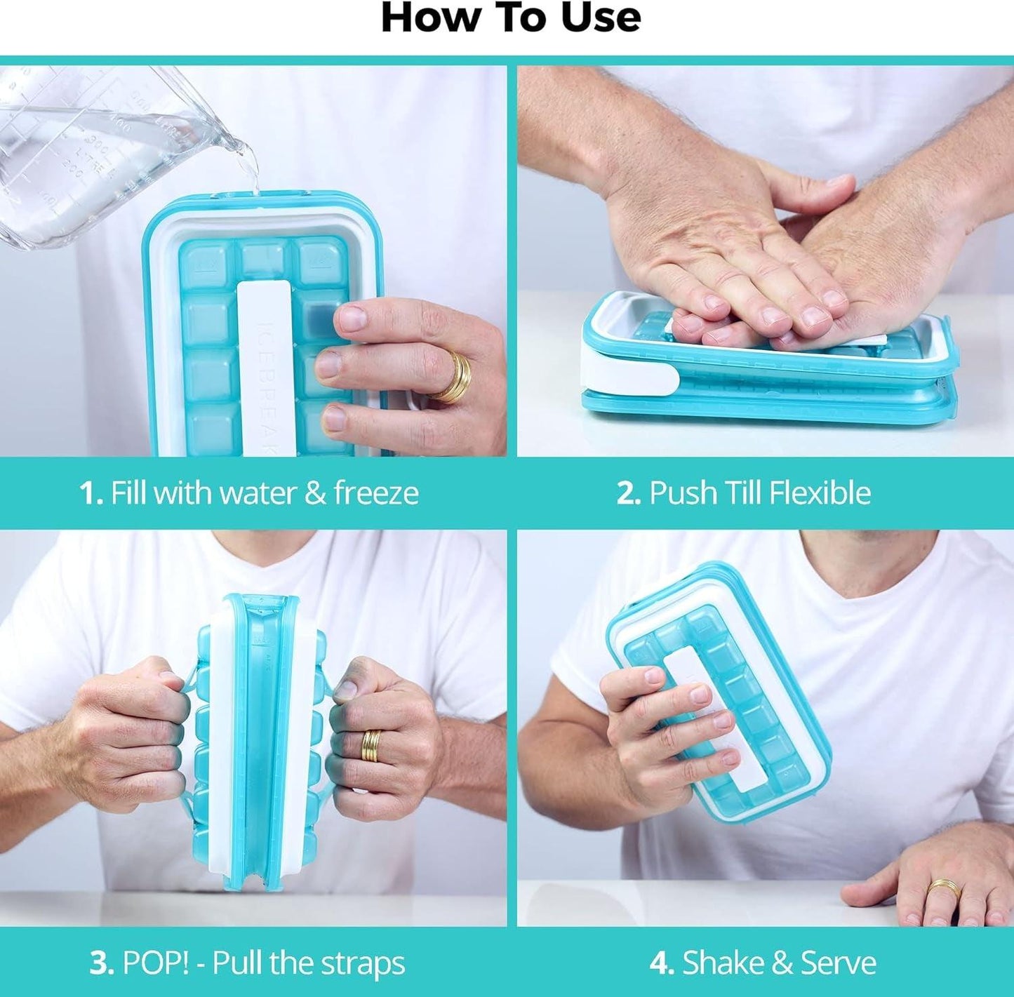 Sanitary Silicone Ice Cube Tray - District Goods