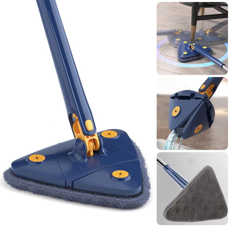 Extended Triangle Mop with 360° Twist Squeeze - District Goods