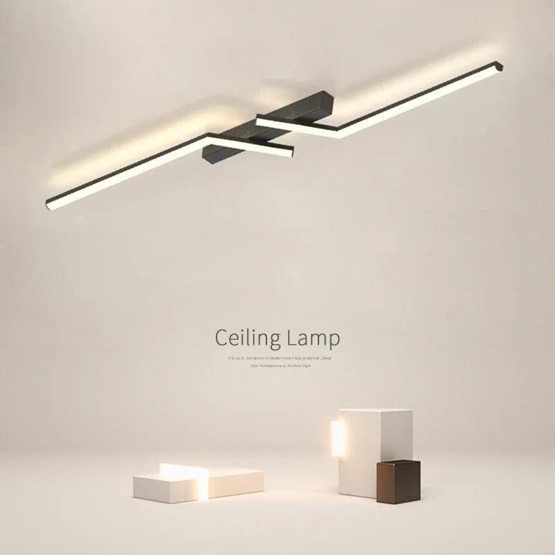 Contemporary LED Line Ceiling Lamp - District Goods