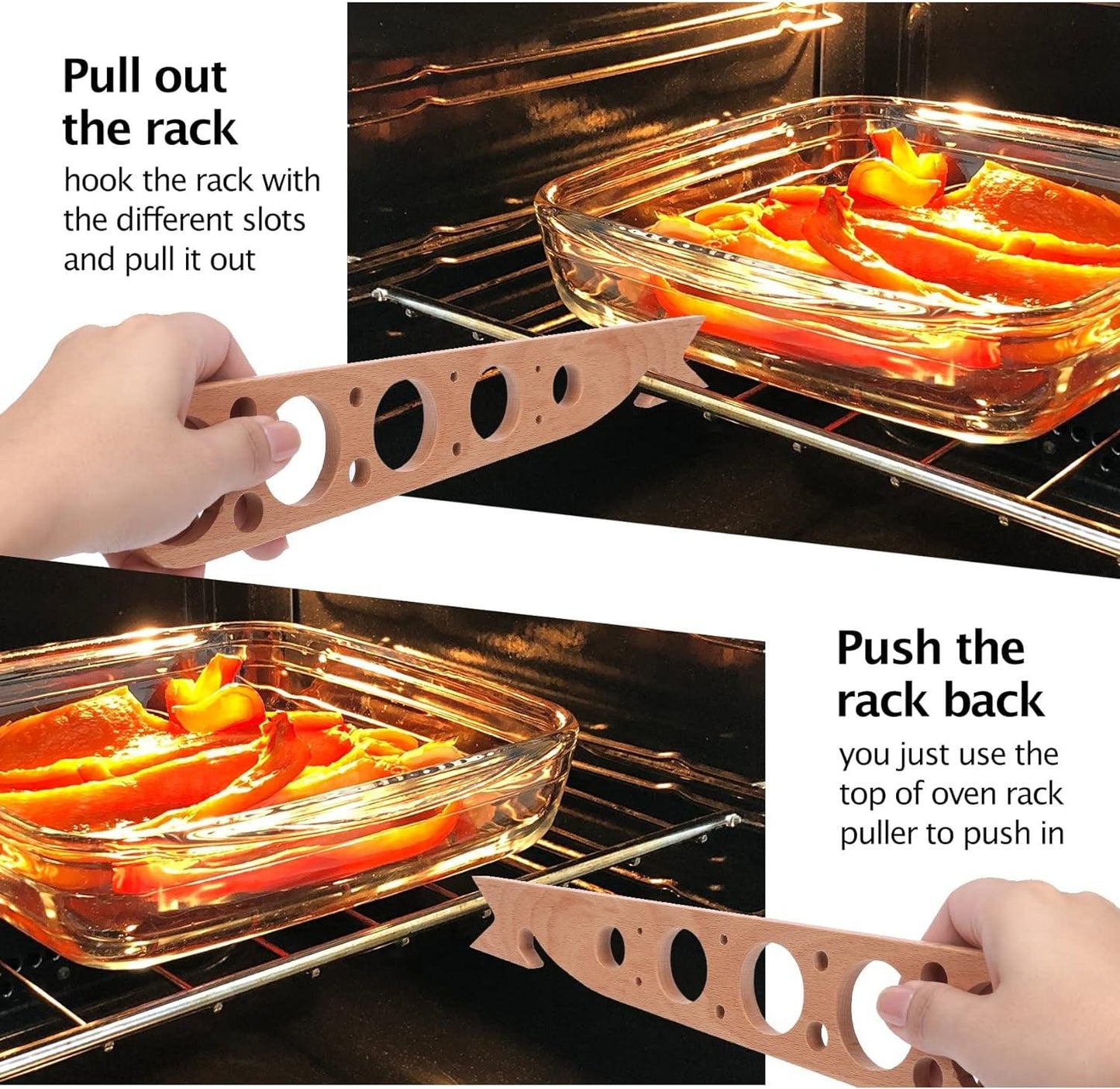 Wooden 3-in-1 Kitchen Tool Set for Pasta, Herbs, and Oven Rack - District Goods