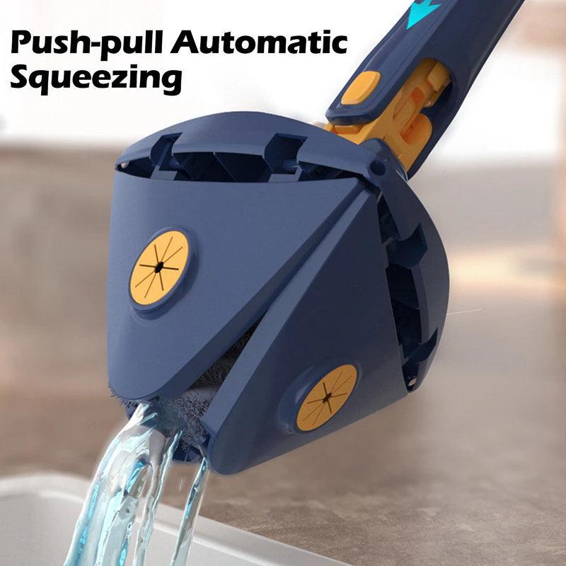 Extended Triangle Mop with 360° Twist Squeeze - District Goods