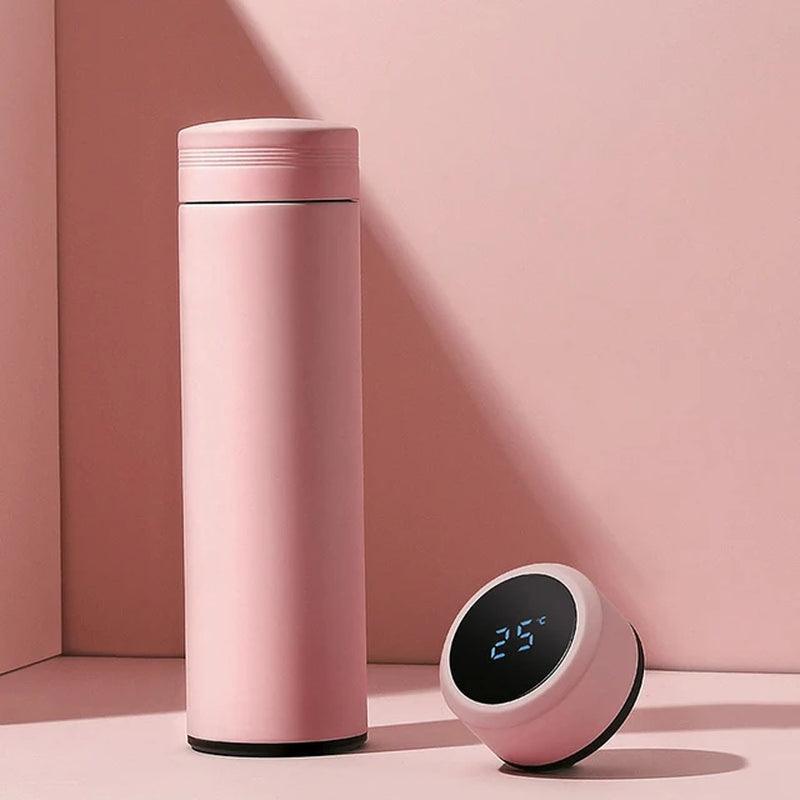 Stainless Steel Smart Water Bottle with Temperature Display - 500ml - District Goods