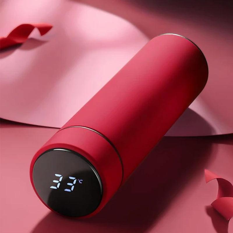 Stainless Steel Smart Water Bottle with Temperature Display - 500ml - District Goods