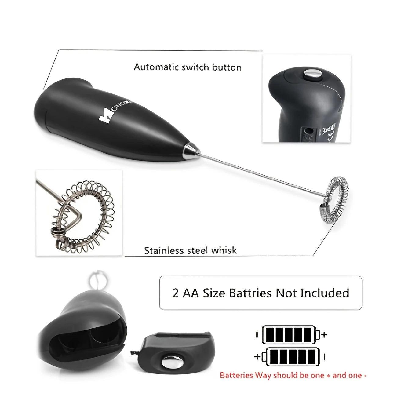 Portable Handheld Milk Frother and Coffee Blender - District Goods