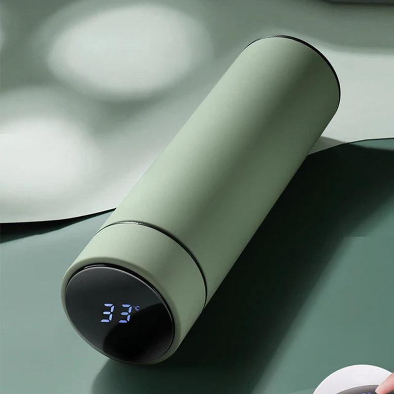Stainless Steel Smart Water Bottle with Temperature Display - 500ml - District Goods