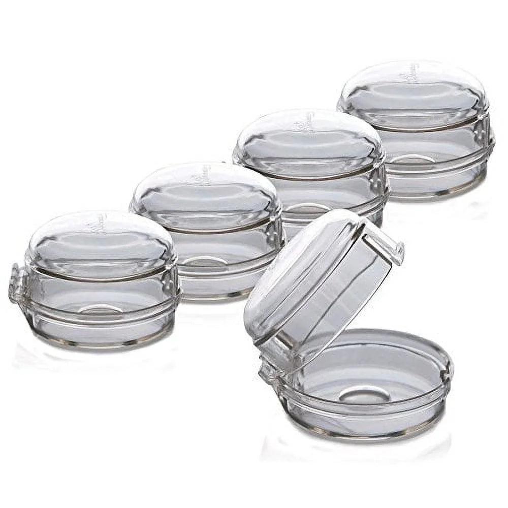 Stove knob covers - Transparent plastic - District Goods