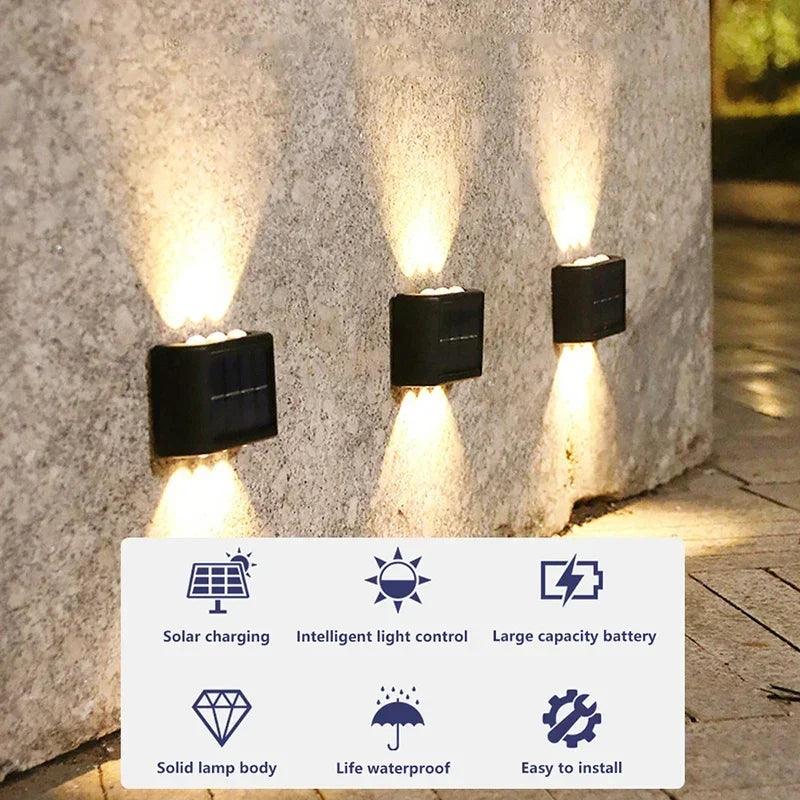 Outdoor Waterproof Solar Wall Lamp - District Goods