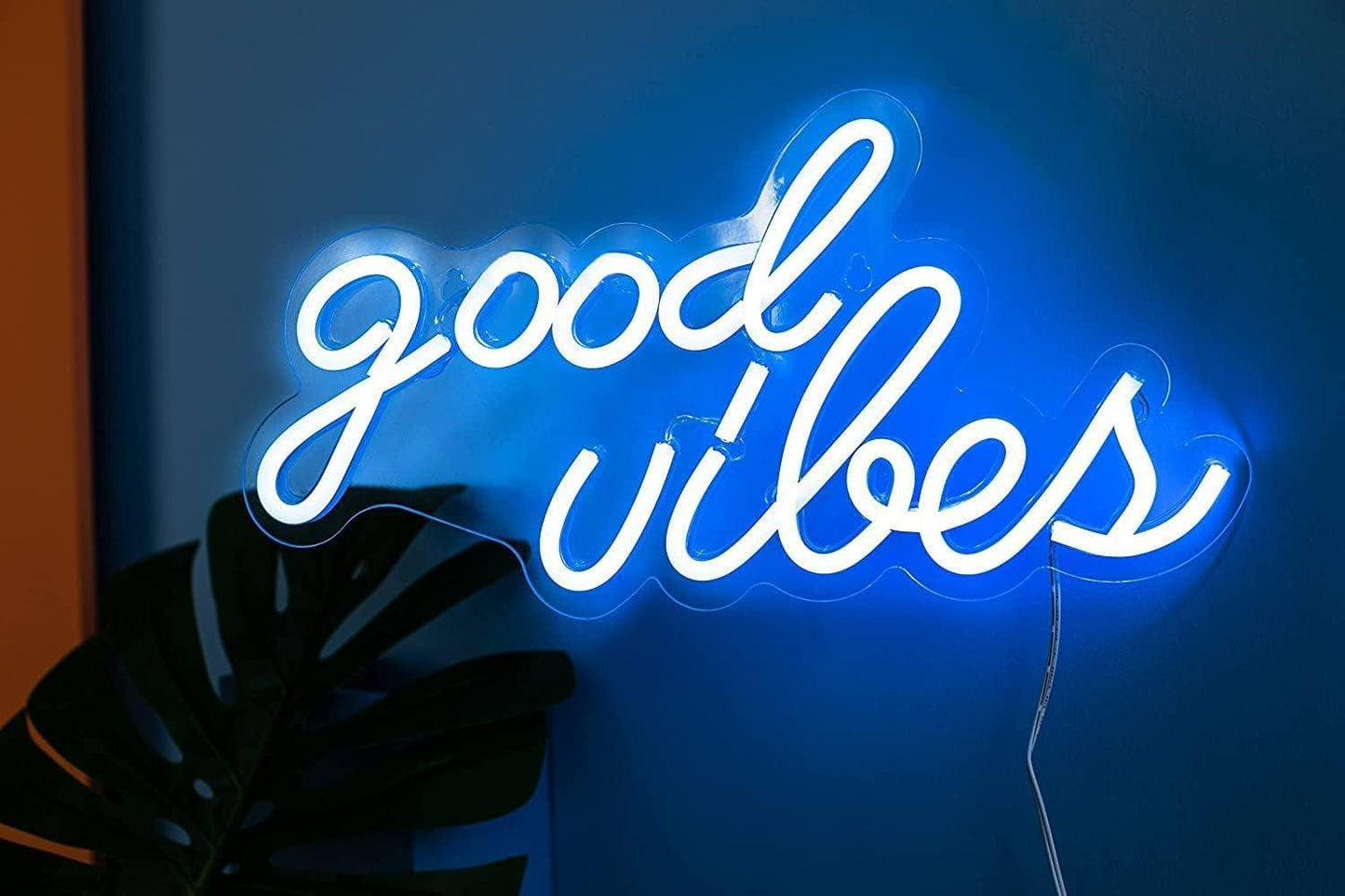 Good Vibes Neon Wall Sign - District Goods