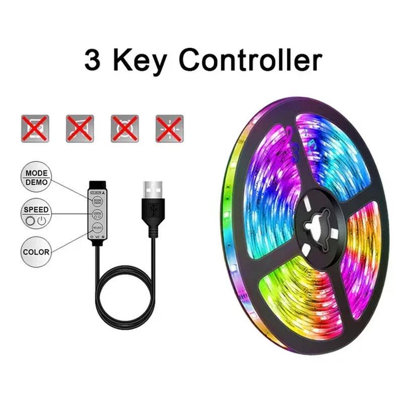 5050 RGB LED Strip Lights with APP Control - District Goods