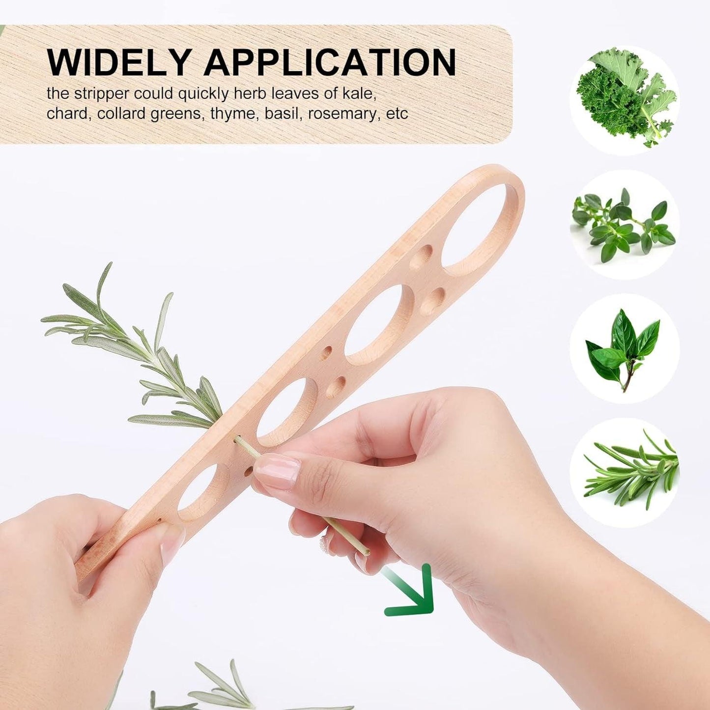 Wooden 3-in-1 Kitchen Tool Set for Pasta, Herbs, and Oven Rack - District Goods