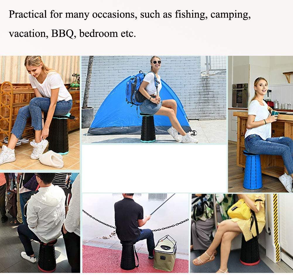 Portable Collapsible Stool with Adjustable Height - District Goods