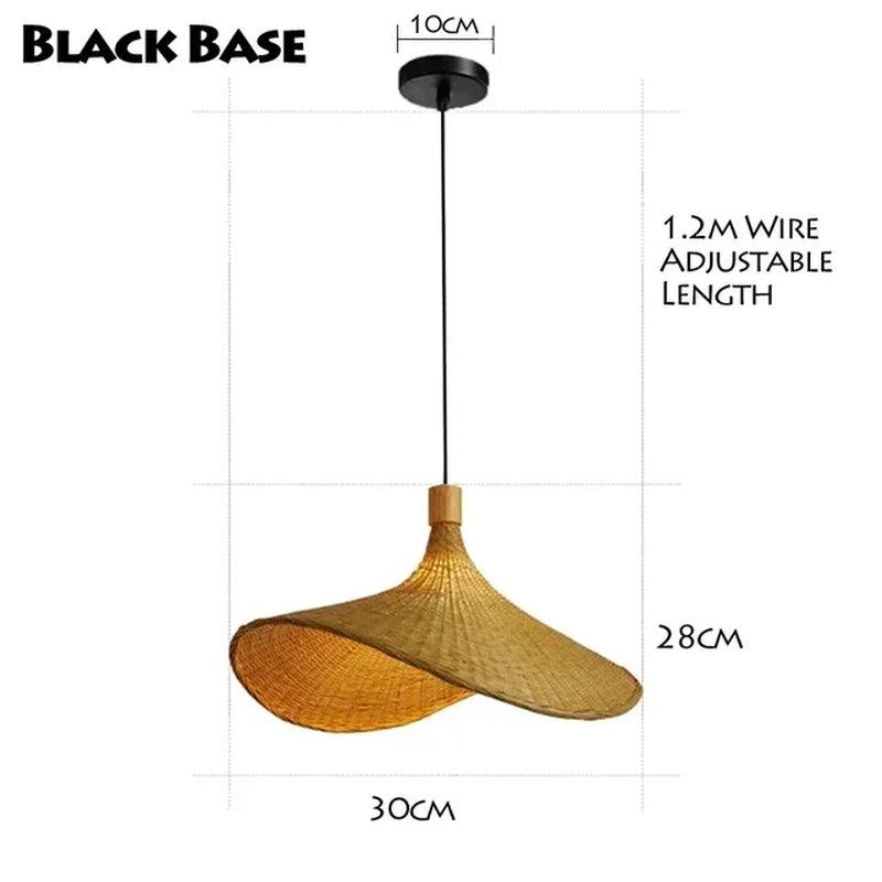 Handmade Bamboo Lustre Chandelier Pendant Light - District Goods