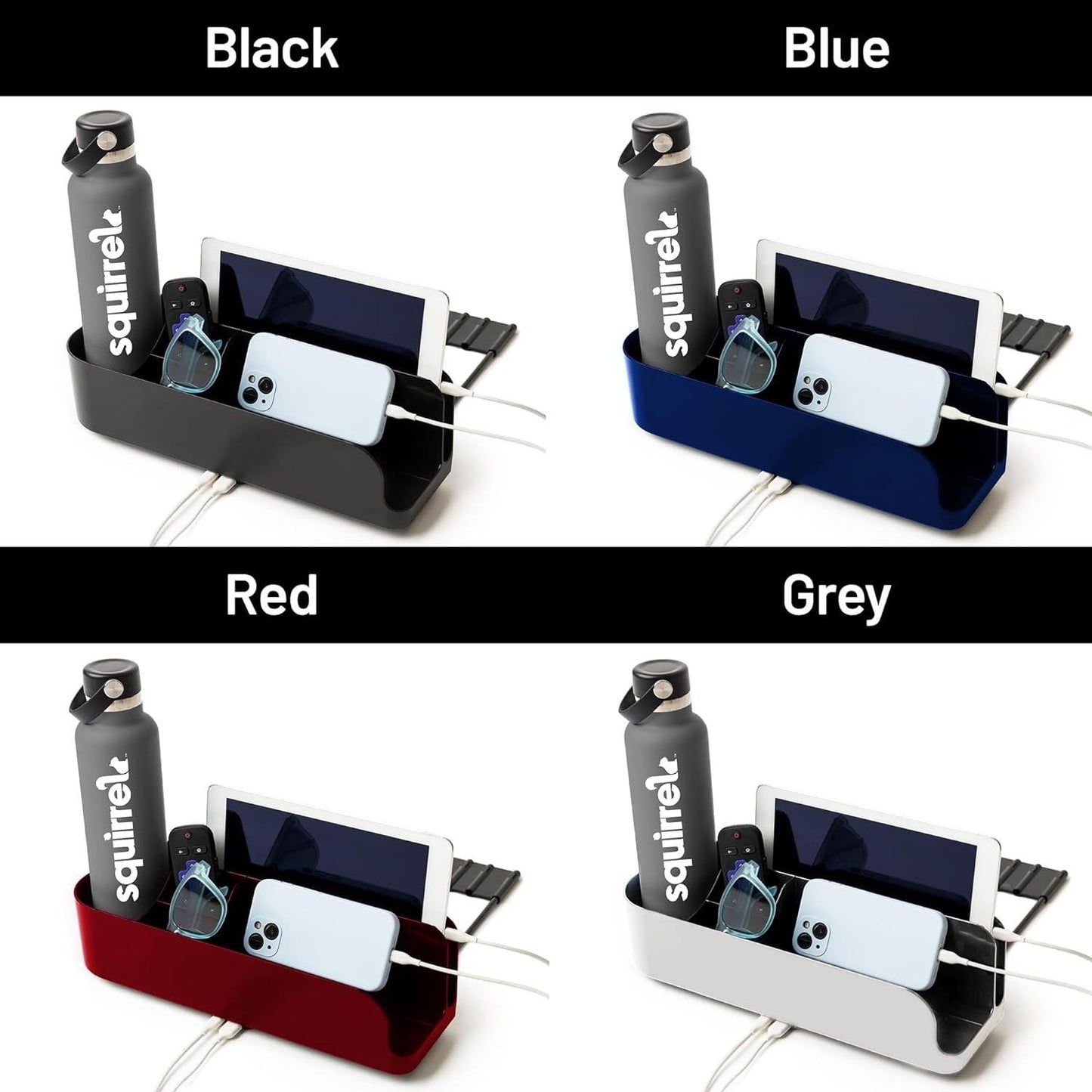 Bedside Perch with USB-C Charging Ports and Organizer - District Goods