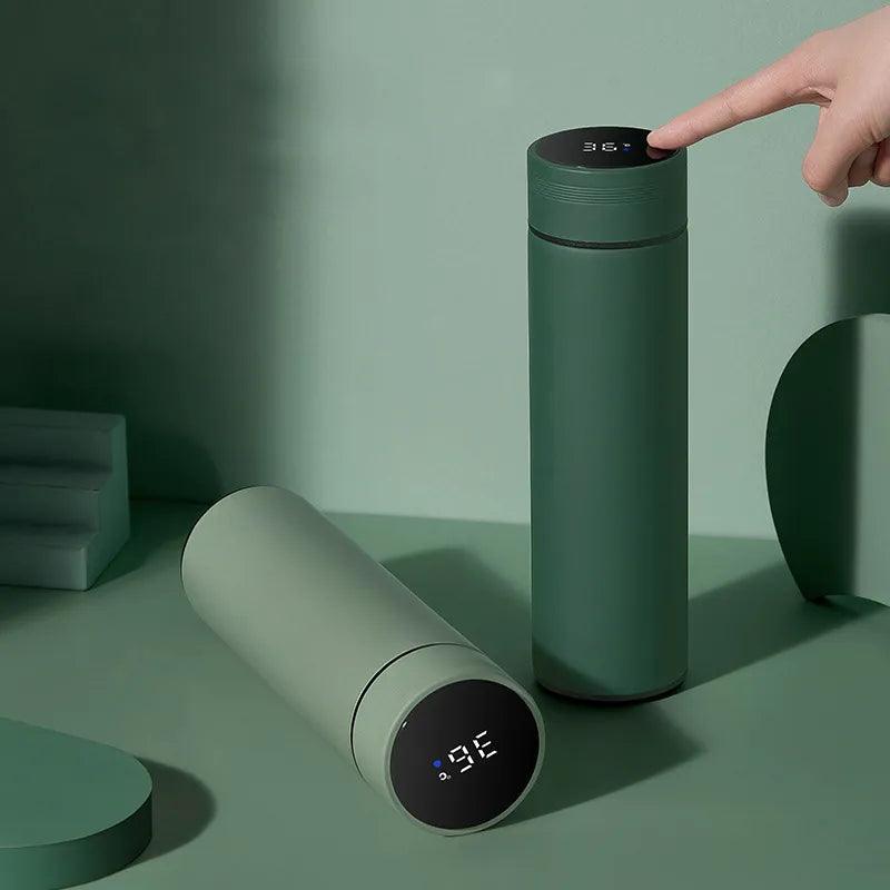 Stainless Steel Smart Water Bottle with Temperature Display - 500ml - District Goods