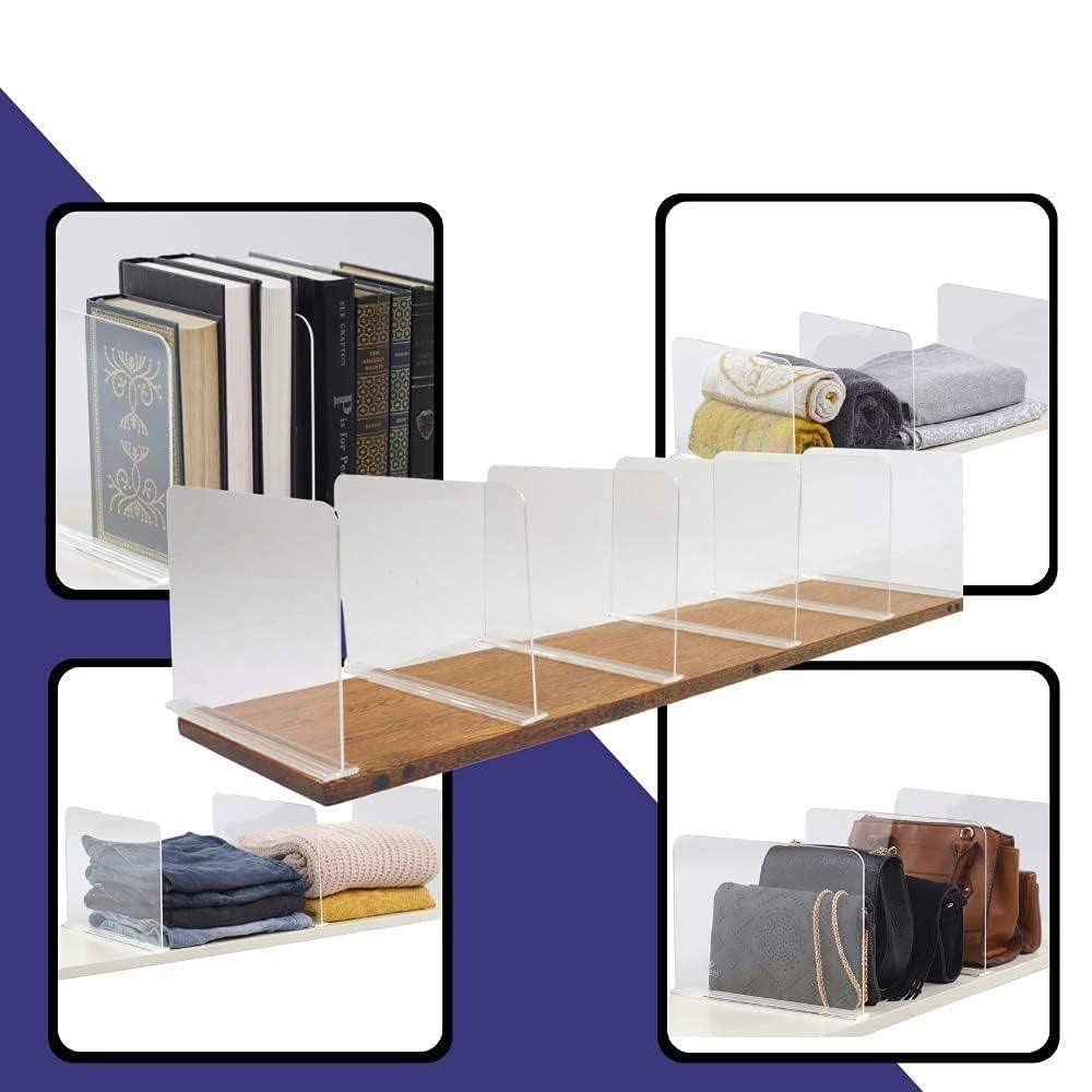 Acrylic Clear Shelf Dividers - District Goods