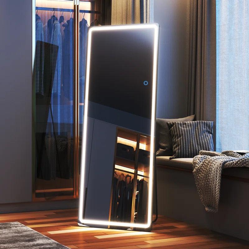 Oakleaf Modern & Contemporary Lighted Full Length Mirror - District Goods
