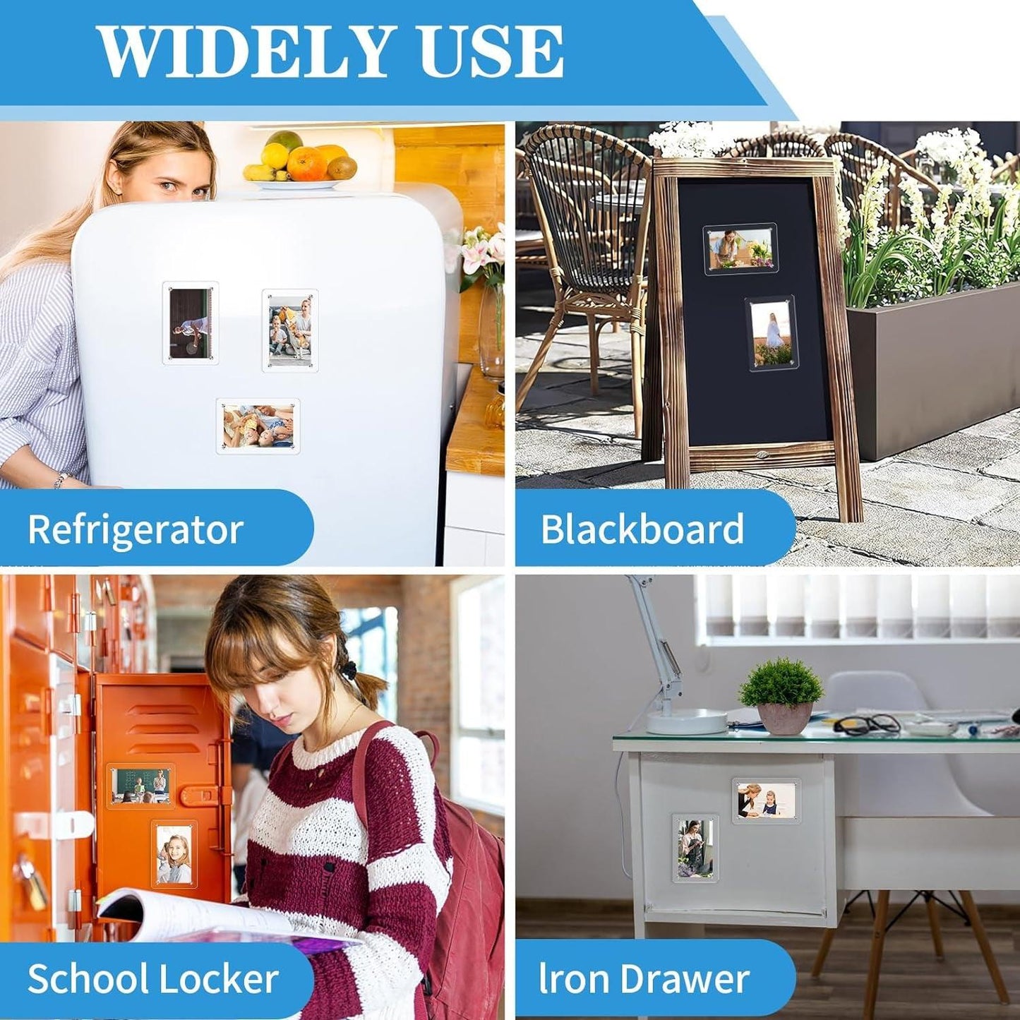 Acrylic Magnetic Instax Frame for Refrigerator - District Goods