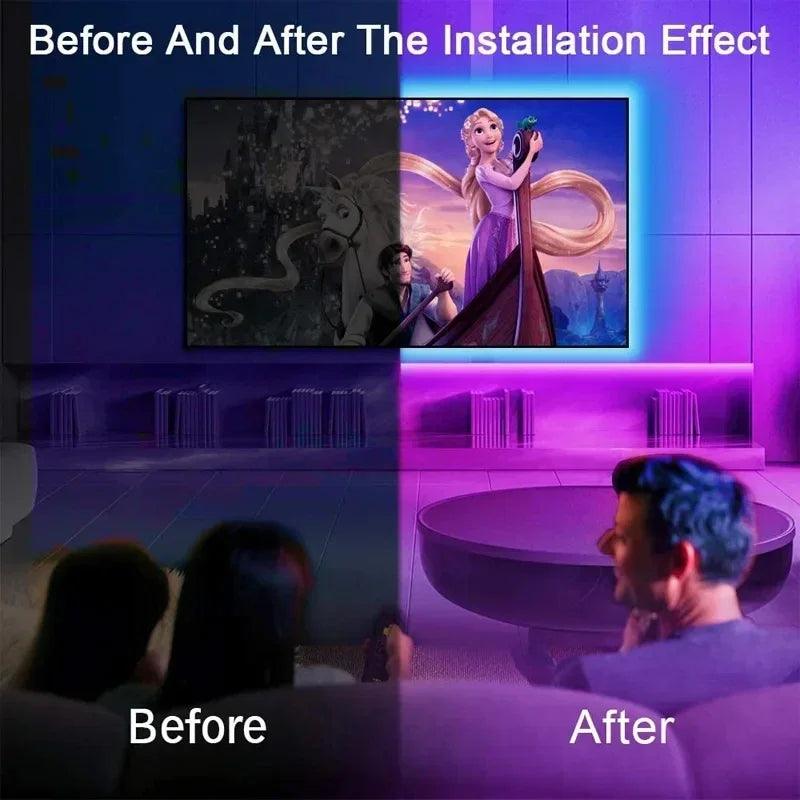 5050 RGB LED Strip Lights with APP Control - District Goods