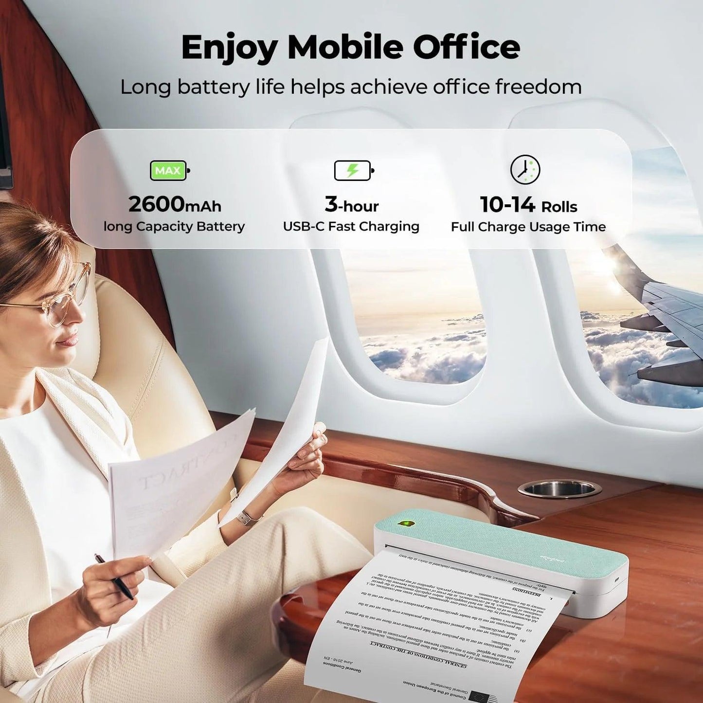 Portable Wireless Thermal Inkless Printer - District Goods