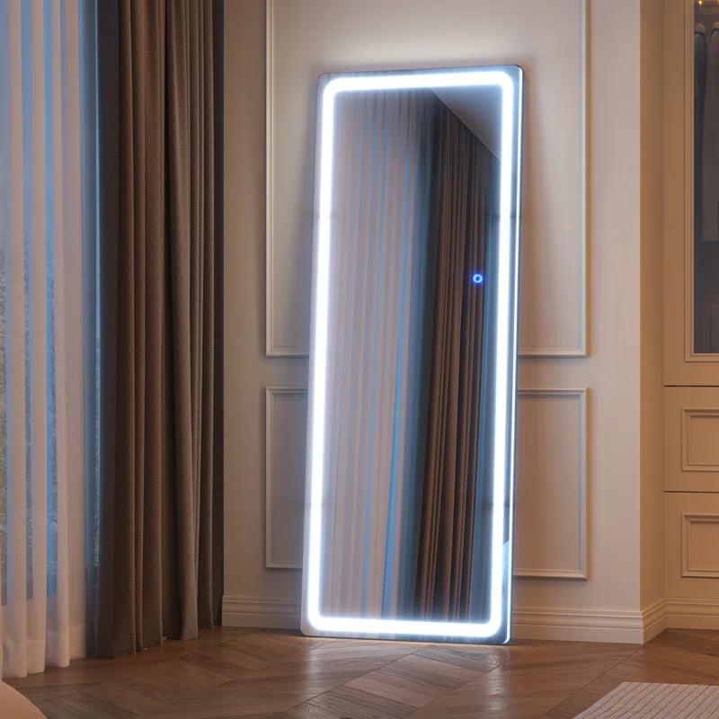 Oakleaf Modern & Contemporary Lighted Full Length Mirror - District Goods