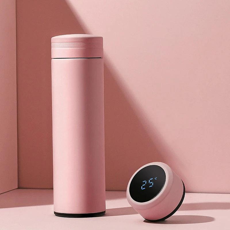 Stainless Steel Smart Water Bottle with Temperature Display - 500ml - District Goods