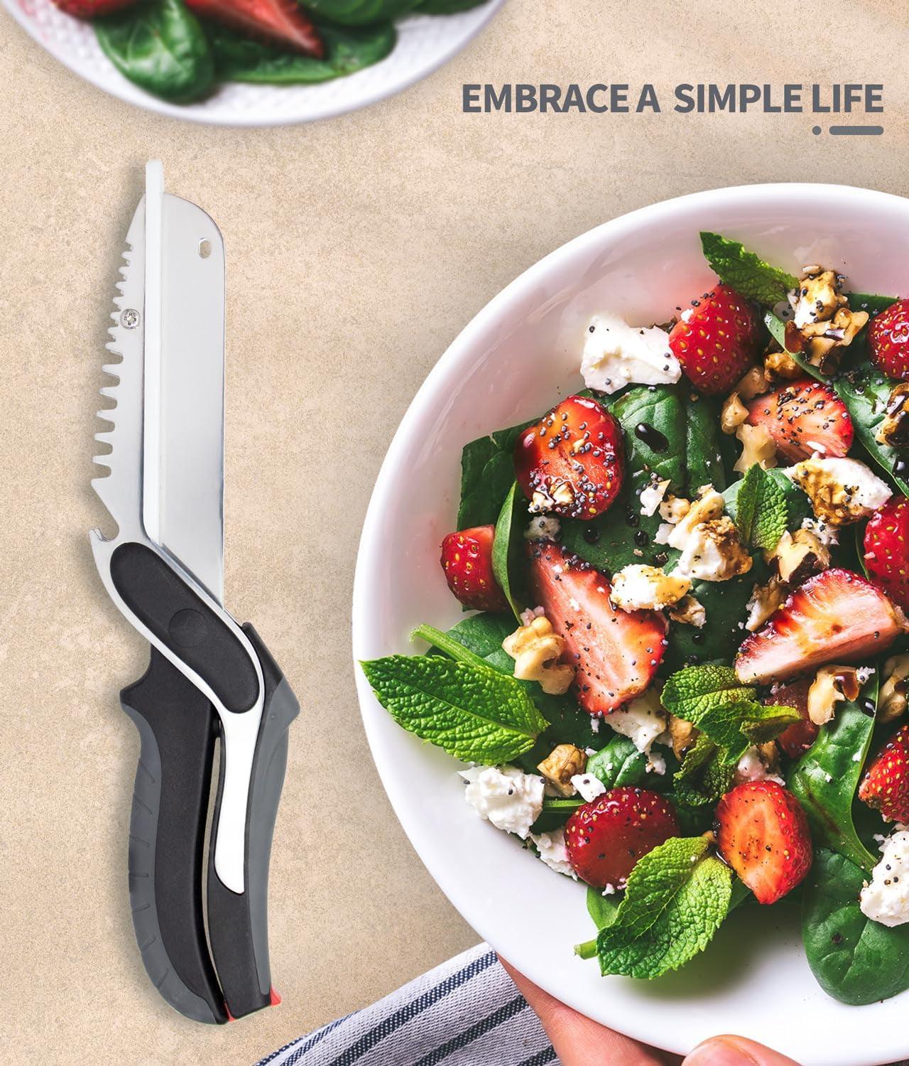 Multi-Purpose Kitchen Scissors with Cutting Board - District Goods