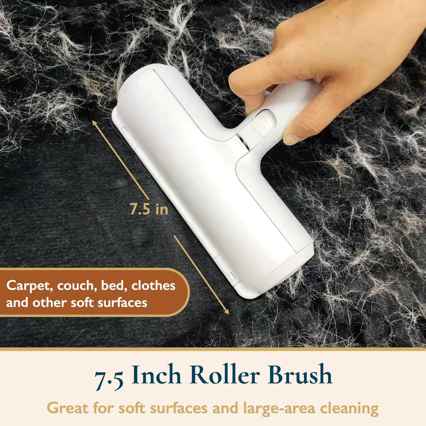 Reusable Pet Hair Roller and Detailer Set - District Goods