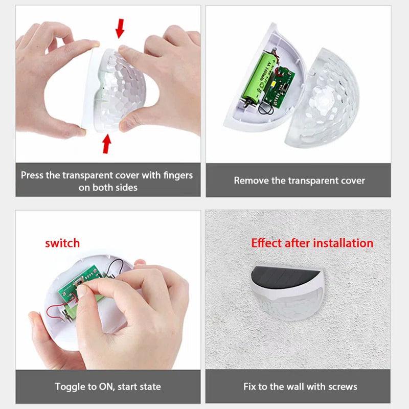 Solar Powered Integrated LED Deck Light - District Goods