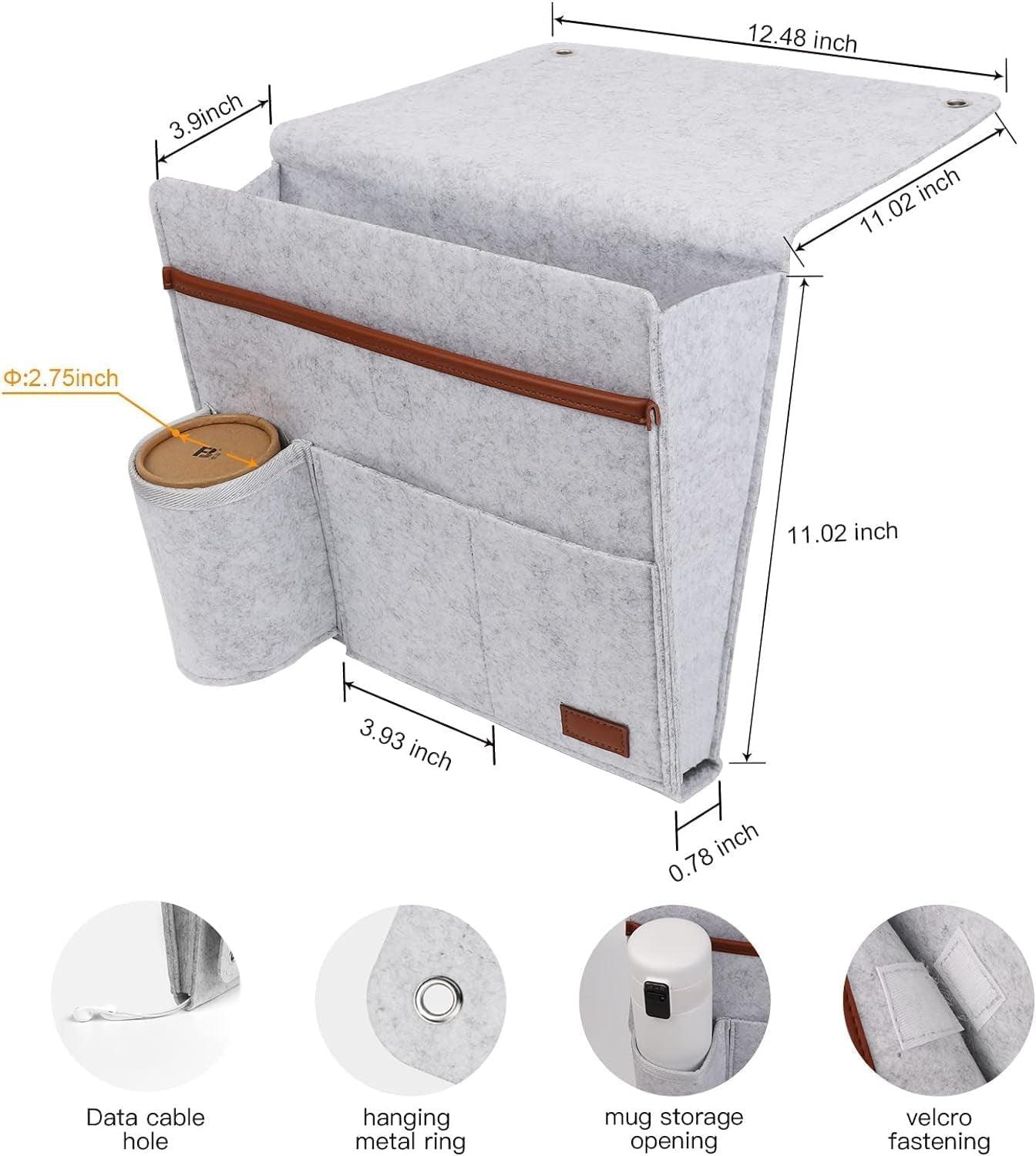 Bedside Storage Caddy with 5 Pockets - District Goods