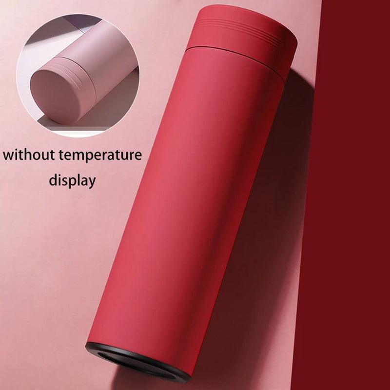 Stainless Steel Smart Water Bottle with Temperature Display - 500ml - District Goods
