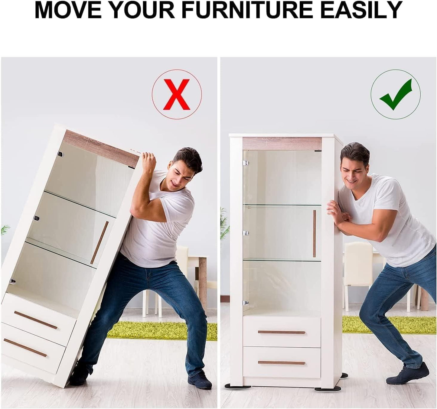 Large Furniture Sliders for Carpet - District Goods