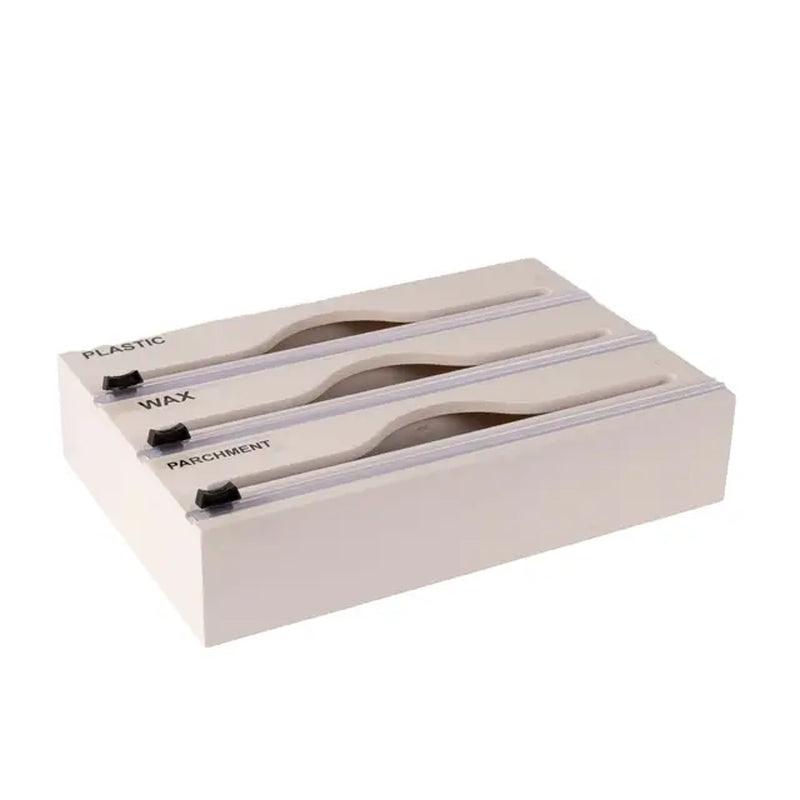 Wall Mounted Wooden Cling Film Cutter - District Goods