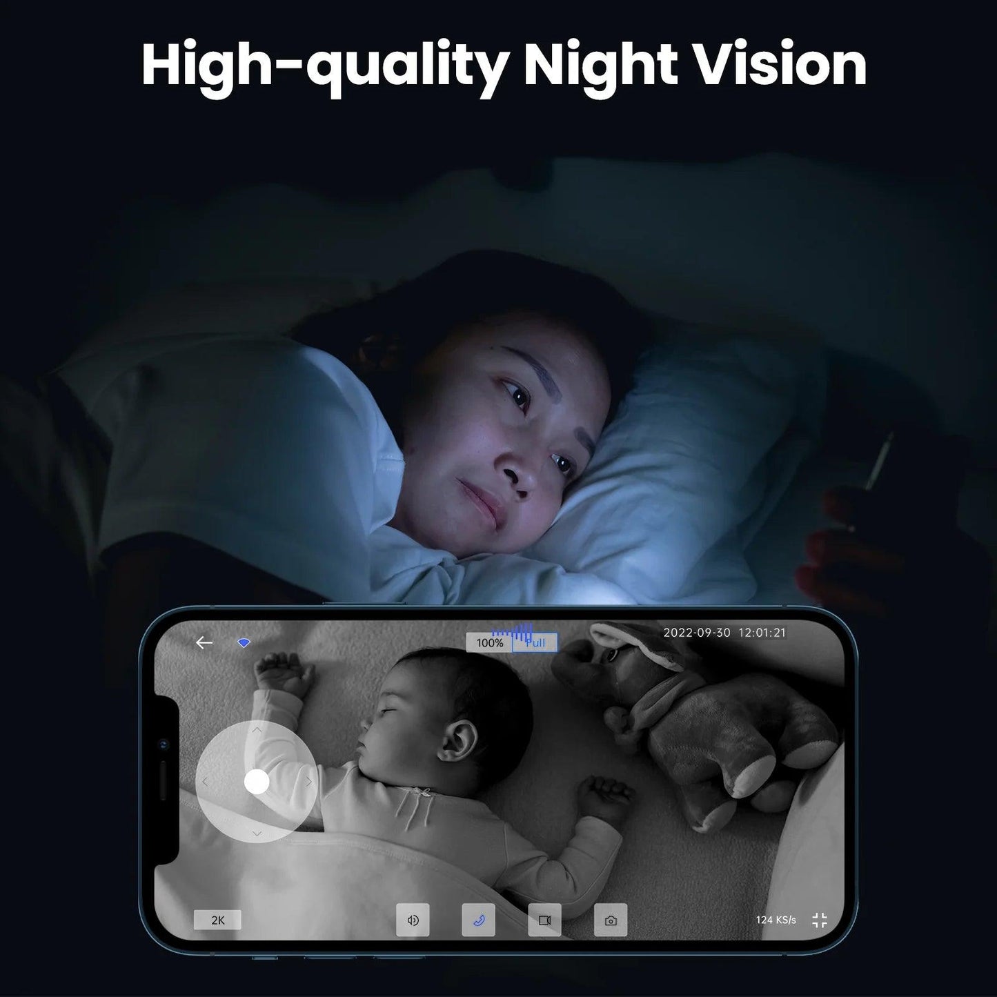 Indoor Security Camera with Wireless Wifi - District Goods