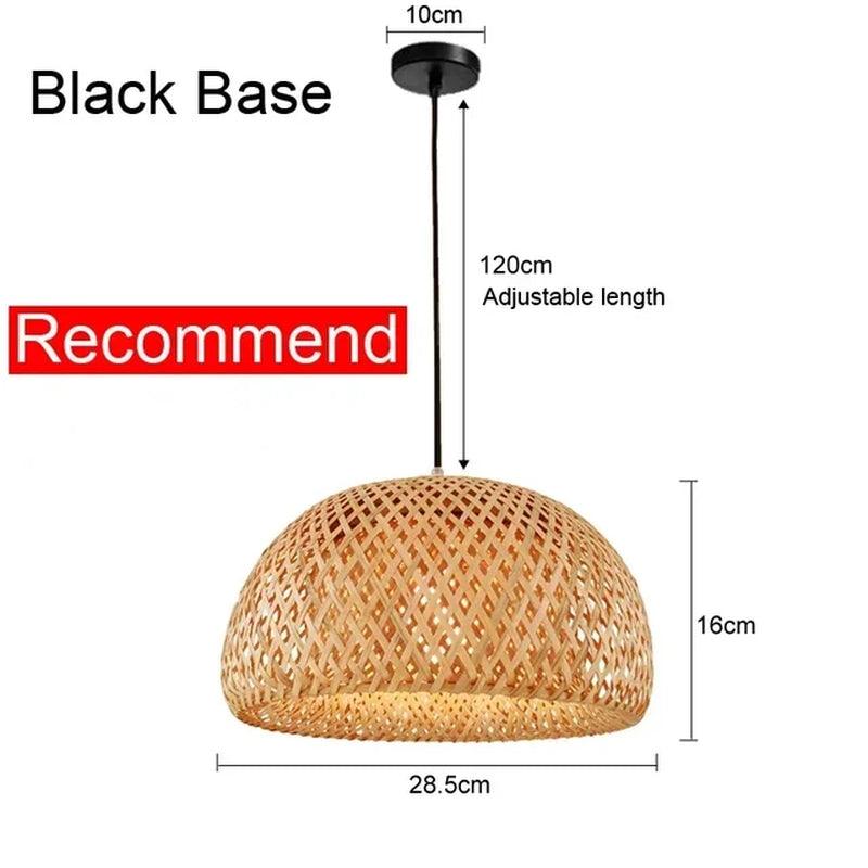 Handmade Bamboo Lustre Chandelier Pendant Light - District Goods