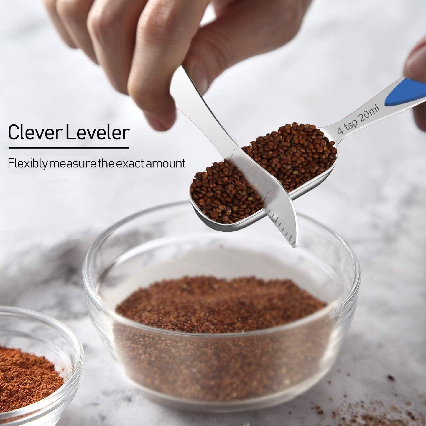 Stainless Steel Measuring Cups and Spoons Set - District Goods