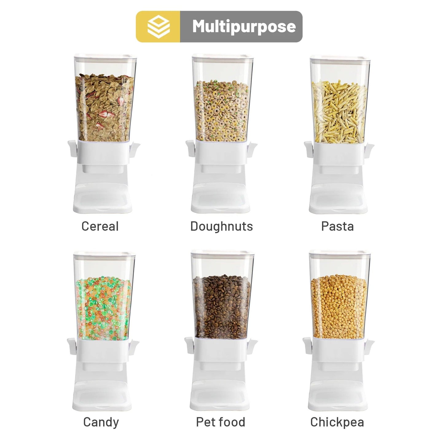 Cereal Dispenser Countertop with 5L Storage Capacity - District Goods