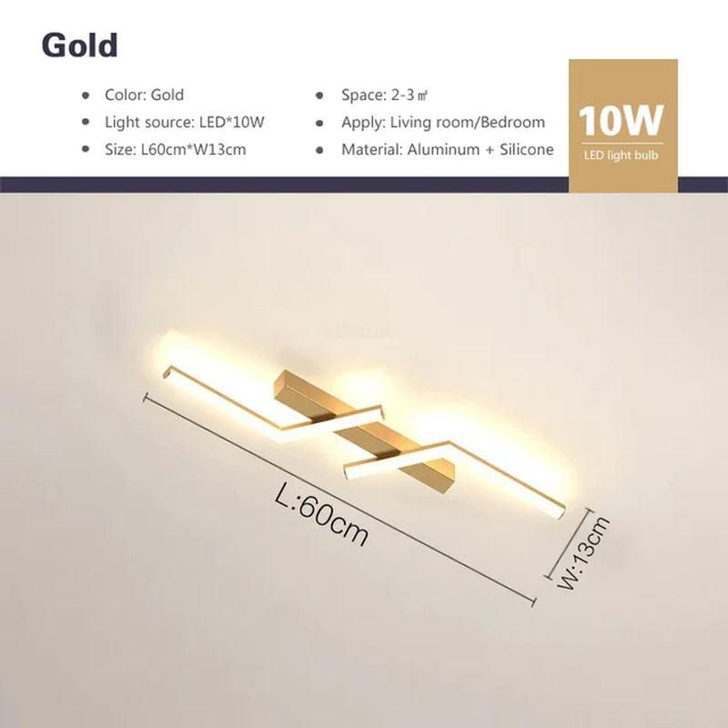 Contemporary LED Line Ceiling Lamp - District Goods