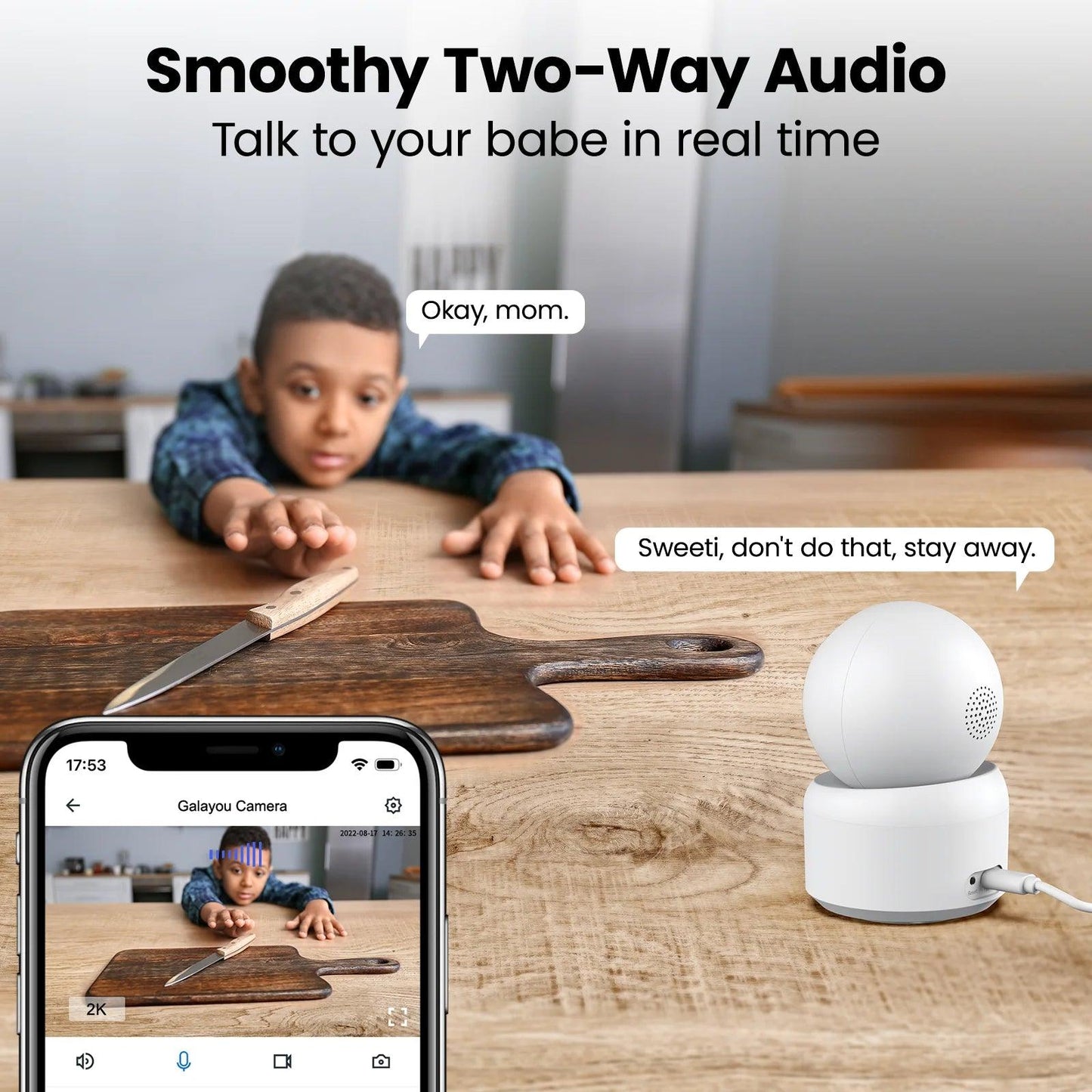 Indoor Security Camera with Wireless Wifi - District Goods