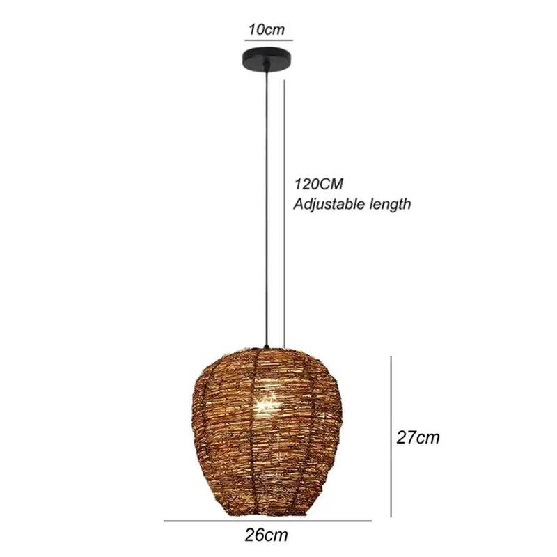 Handmade Bamboo Lustre Chandelier Pendant Light - District Goods