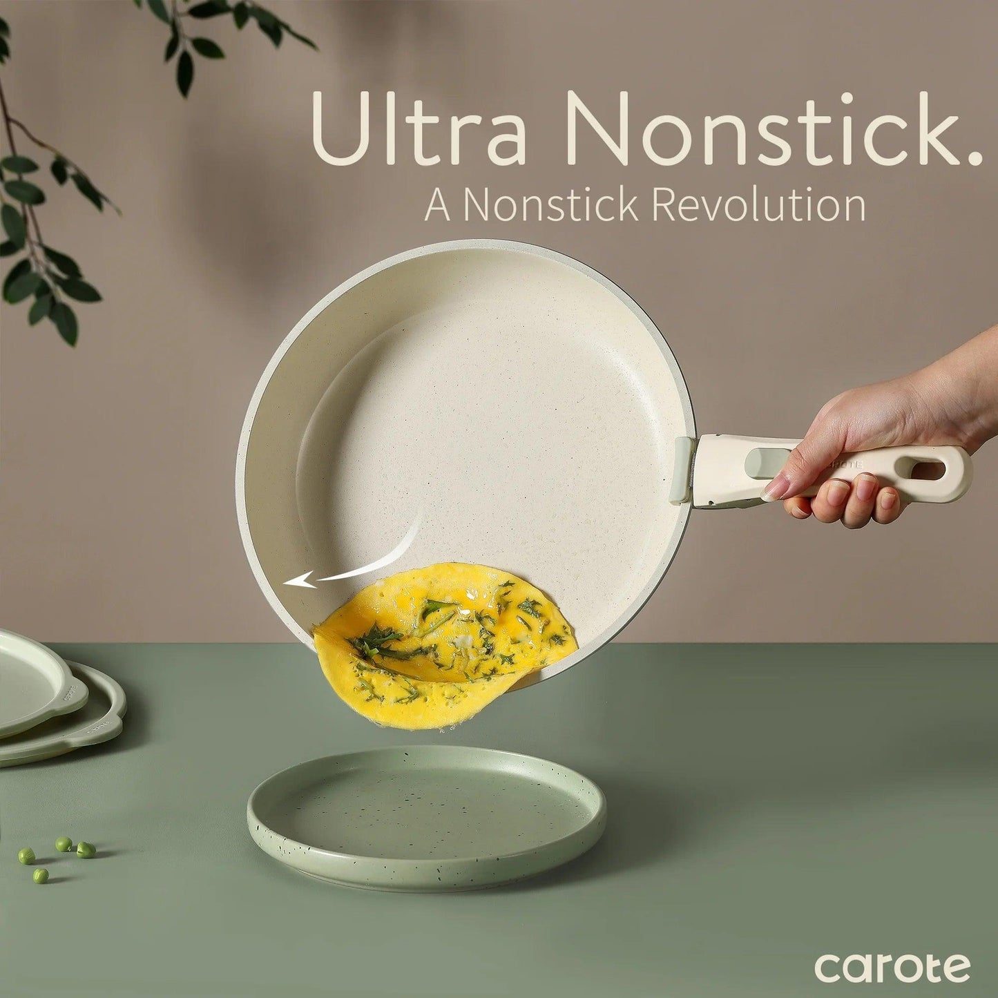 17-Piece Nonstick Cookware Set with Detachable Handle - District Goods